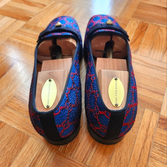 Gucci Lurex GG, Gold Tiger Evening Loafers, size 6.5 (fits large) - Picture 4 of 4